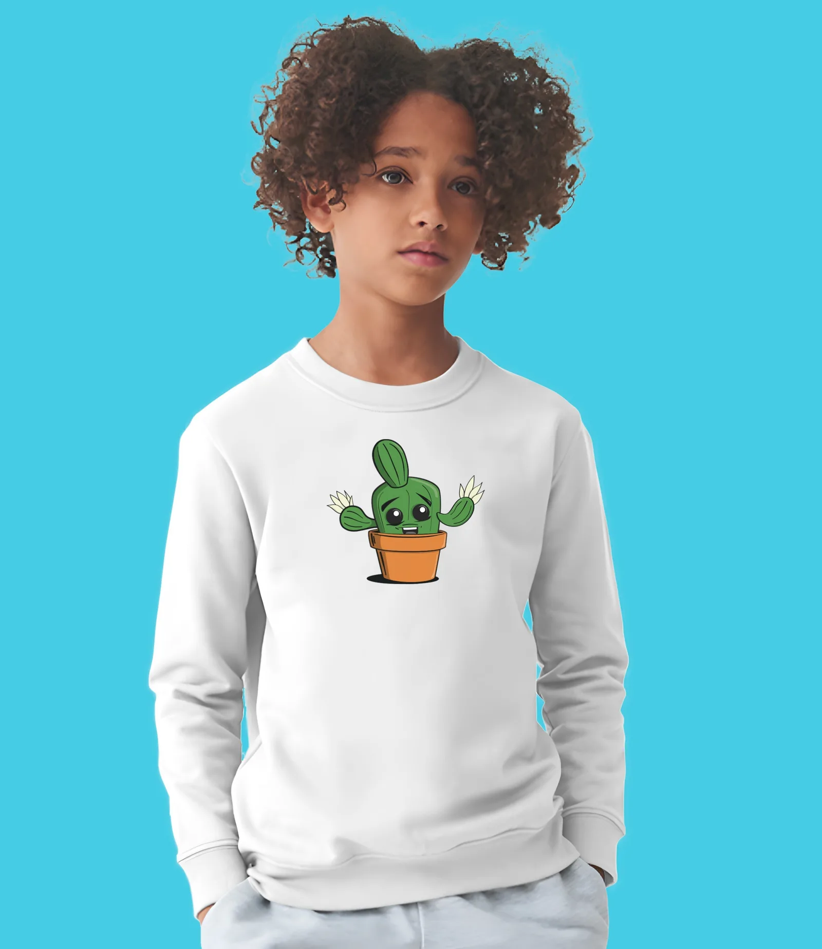 Cactus Carlos Organic Cotton Kids & Tweens Boys Sweatshirt
