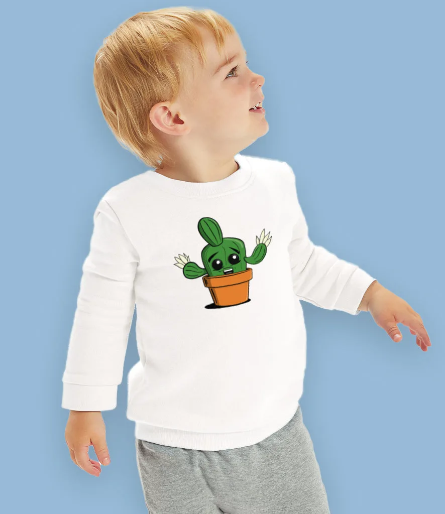 Carlos the Cactus Organic Cotton Baby & Toddler Sweatshirt
