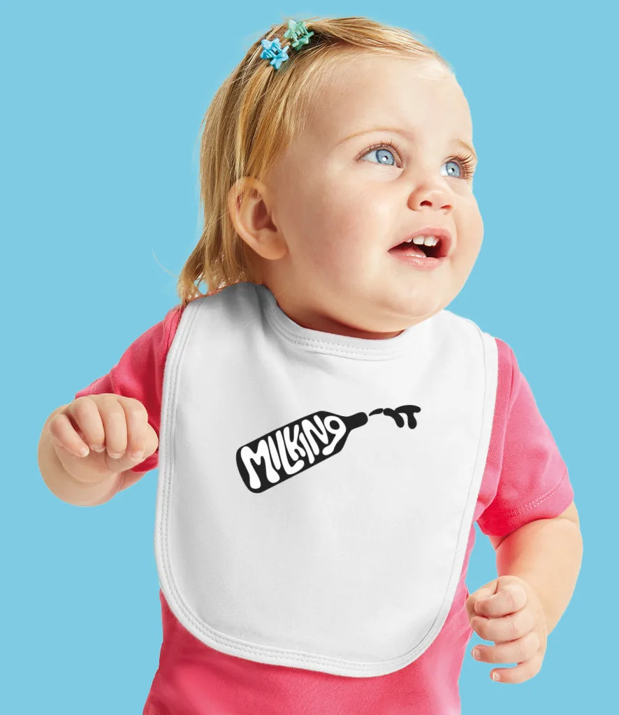"Milking It" Organic Cotton Bib