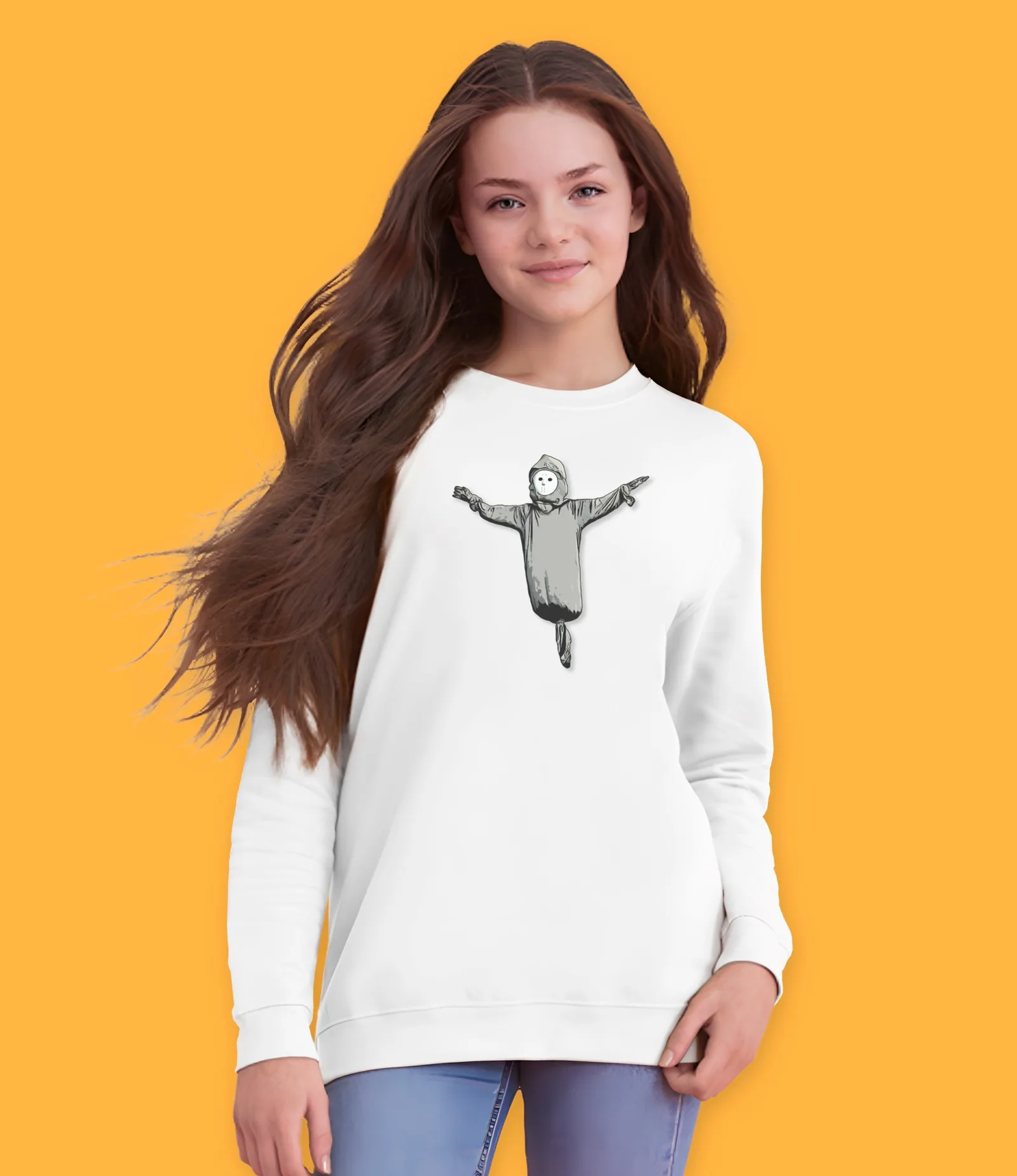 ScaredCrow Organic Cotton Kids & Tweens Girls Sweatshirt