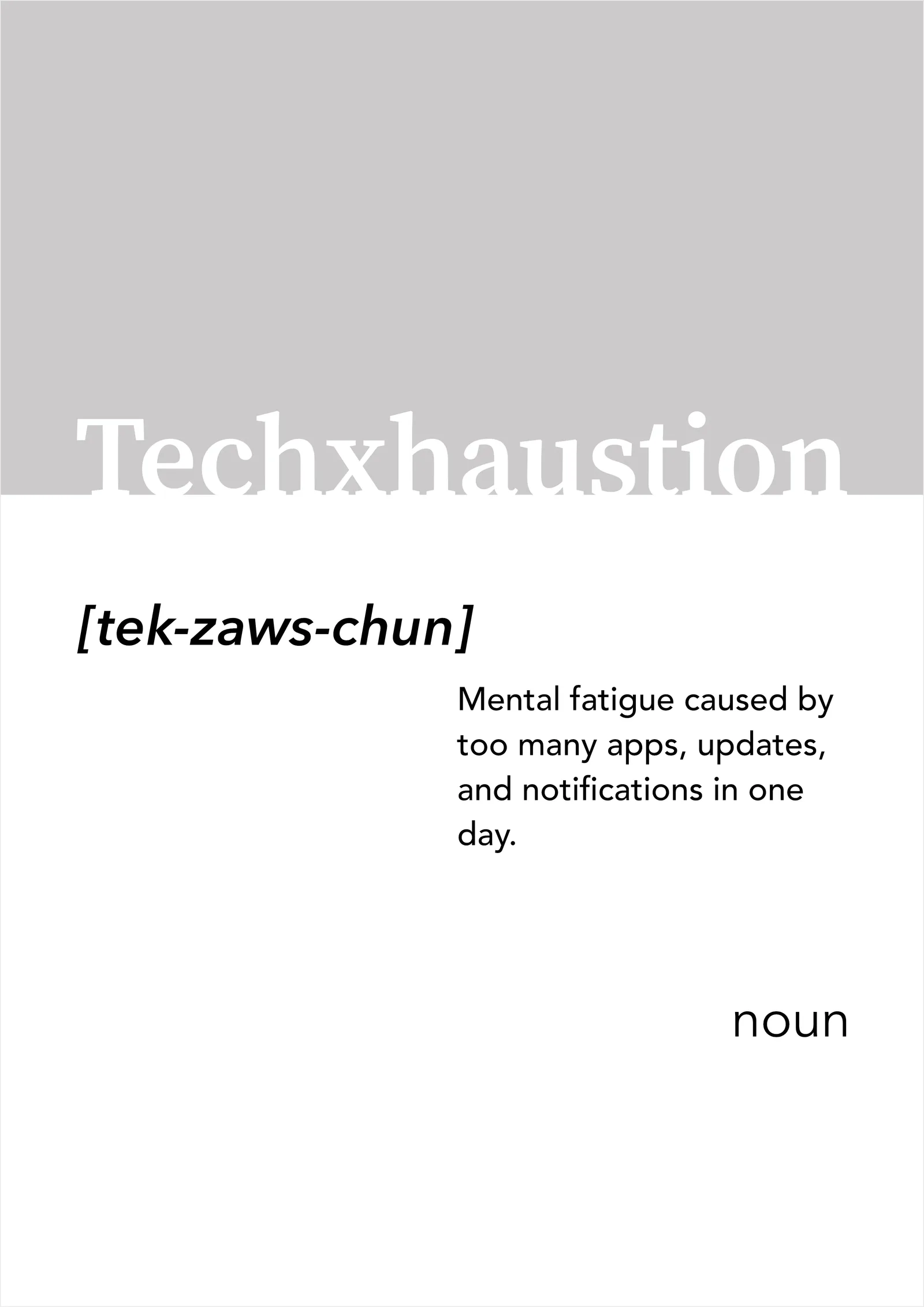 Techxhaustion Alt-dictionary Print